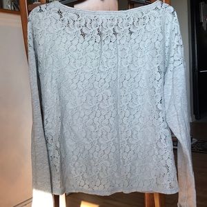 Great lace back sweater